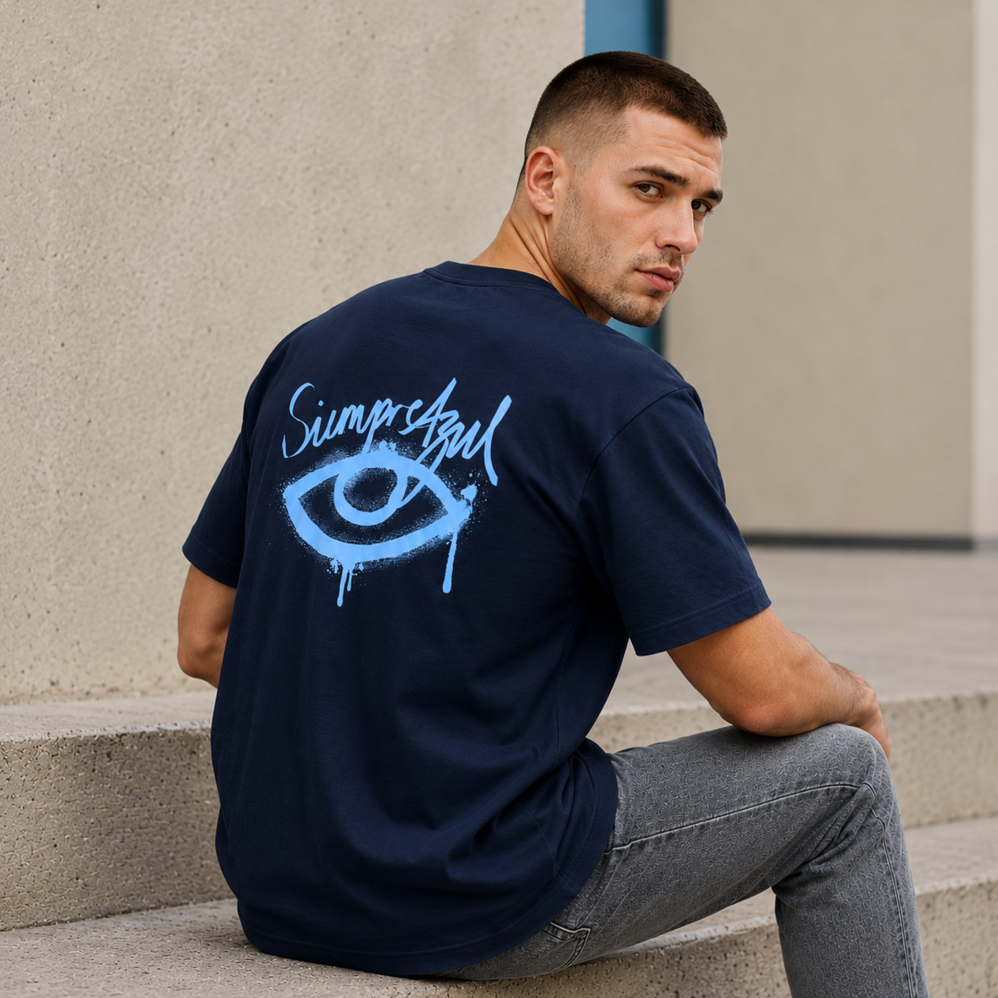 All Eyes on Me Box Tee